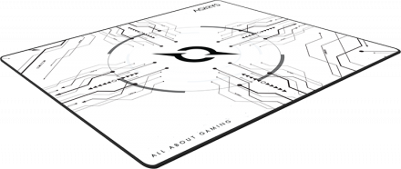 Игровой коврик для мыши Gruis White M - купить геймерскую периферию AQIRYS