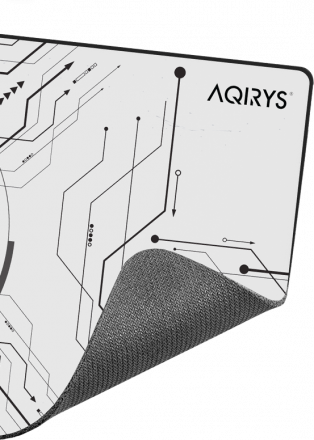 Игровой коврик для мыши Gruis White M - купить геймерскую периферию AQIRYS