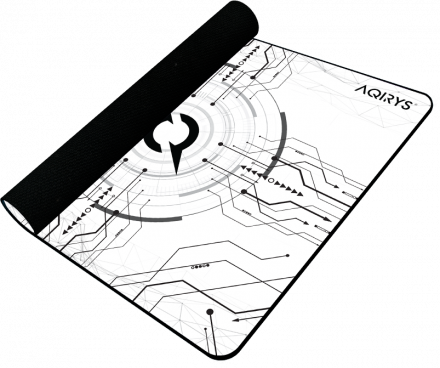 Игровой коврик для мыши Gruis White XL - купить геймерскую периферию AQIRYS